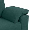 vidaXL Sofa Dark Green 86.22 x 30.31 x 32.28 in Fabric