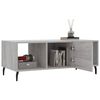 vidaXL Coffee Table Grey Sonoma 40.2x19.7x15.7" Engineered Wood