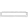 vidaXL Bed Frame White Powder-Coated Metal Single Single Bed Frame