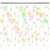 vidaXL Curtain Icicle Light Colorful Plastic, Copper 32.8ft long