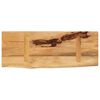 vidaXL Table Top Natural wood Solid rough mango wood 31.5x7.9x1.0 in