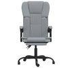vidaXL Reclining Office Chair Light Grey