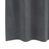 vidaXL Blackout Curtains 2 pcs Light Grey 55.12 x 102.36 in Velvet