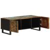 vidaXL Coffee Table Natural Wood Solid Acacia Wood 39.4x21.7x15.7 in