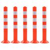 vidaXL Traffic Control Bollards 5 pcs Plastic 29.5 "
