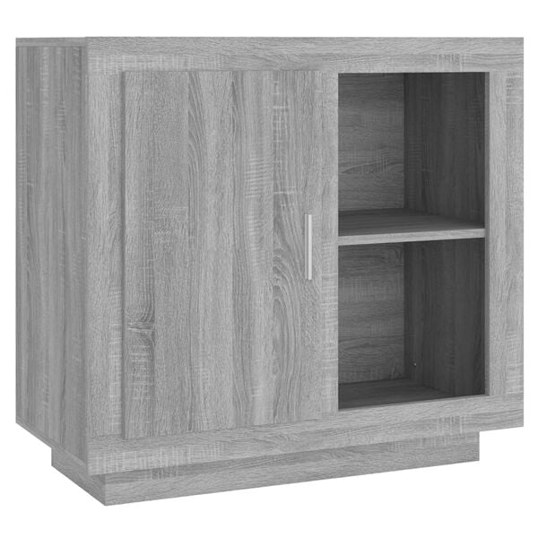 vidaXL Sideboard Gray Sonoma 31.5"x15.7"x29.5"