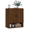 vidaXL Wall Cabinet Brown oak Engineered wood Medium Wall Cabinet