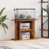 vidaXL Aquarium Stand Old Wood Engineered Wood 31.5 x 13.8 x 23.6 in