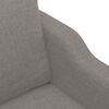 vidaXL Sofa Set Taupe Fabric (100% polyester), Metal, Textilene, Plywood