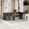 vidaXL Garden Sofa Set Grey