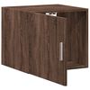 vidaXL Wall Cabinet Brown Oak Engineered Wood Medium Wall Cabinet