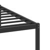 vidaXL Bed Frame Sonoma Oak Engineered wood, steel Full Bed Frame