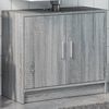 vidaXL Sink Cabinet Grey Sonoma Engineered wood Medium Sink Cabinet