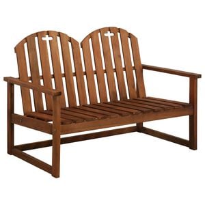 vidaXL Garden Bench Brown Acacia wood 43.3 in Durable Garden Bench