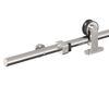 vidaXL Sliding Door Hardware Kit 72.0 " Stainless Steel Silver