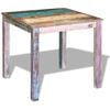 vidaXL Dining Table Multicolor Solid reclaimed wood Compact Durable