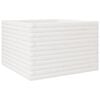 vidaXL Garden Planter White Solid Pinewood Medium Durable