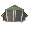vidaXL Family Tipi Tent Folding with Roof Green 508 x 470 x 300 cm