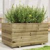 vidaXL Garden Planter Natural wood Vacuum pressure treated pinewood