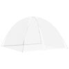 vidaXL Mosquito Net Mongolia with Doors 220 Mesh White 78.7x78.7x53.1"