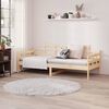 vidaXL Day Bed Natural wood Solid pine wood, plywood