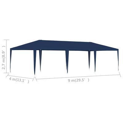 vidaXL Party Tent 13.1'x29.5' Blue