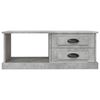 vidaXL Coffee Table Concrete Grey Engineered Wood 35.4 x 19.7 x 13.8 in
