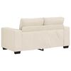 vidaXL Sofa 3 pcs Beige Linen-blend Fabric