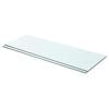 vidaXL Glass Panel Set of 2 Clear Toughened glass 27.6 x 9.8 in