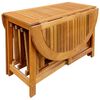 vidaXL Outdoor Dining Set Natural wood Acacia wood with natural oil finish