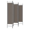 vidaXL 5-Panel Room Divider Anthracite 78.7"x78.7" Fabric