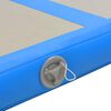 vidaXL Inflatable Gymnastics Mat with Pump 236.2"x39.3"x3.9" PVC Blue