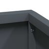 vidaXL Garden Planter Anthracite 39.37 x 39.37 x 19.69 in