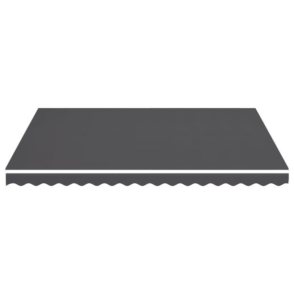 vidaXL Replacement Fabric for Awning Anthracite 14.8'x11.5'