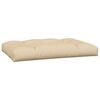 vidaXL Pallet Cushion Set of 5 Beige 100% polyester Standard