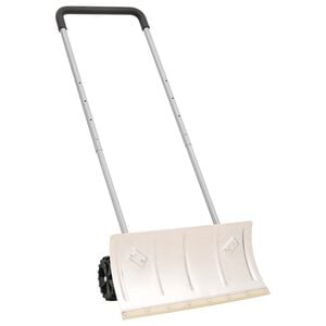 vidaXL Snow Shovel Black and silver