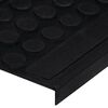 vidaXL Stair Tread Black Rubber 9.8 x 29.5 in Stair Tread Rectangular
