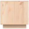 vidaXL TV Cabinet Natural Wood Solid Pine Wood 55.1 x 15.7 x 15.7 in