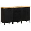 vidaXL Sideboard Rough Mango Wood with Black Frame