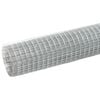 vidaXL Chicken Wire Fence Galvanised Steel 82.0x1.6' Silver