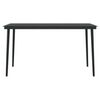 vidaXL Garden Dining Set Grey and Black