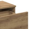 vidaXL Bedside Cabinet Artisan Oak Engineered Wood Standard