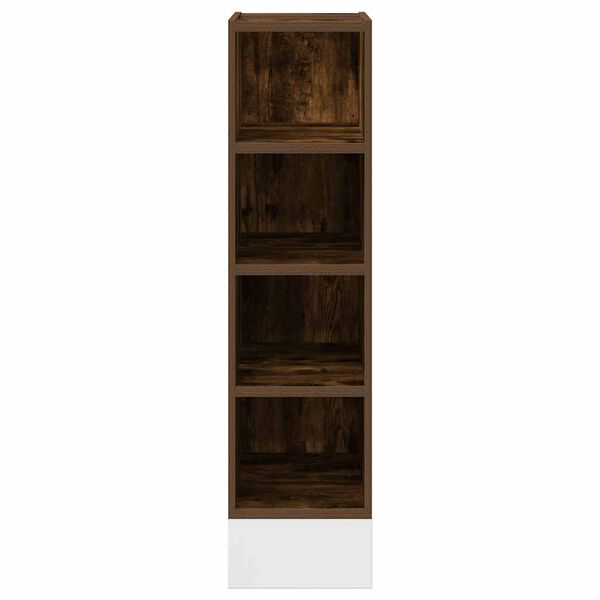 vidaXL Bottom Cabinet Smoked Oak Engineered Wood Standard