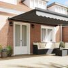 vidaXL Awning Frame Anthracite 196.85 x 118.11 in Aluminium