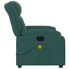 vidaXL Electric Massage Recliner Chair Dark Green