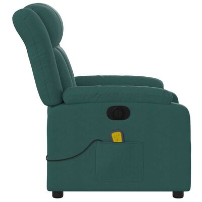Side profile of recliner with lever and pocket