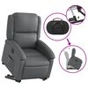 vidaXL Electric Stand Up Recliner Chair Gray