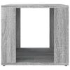 vidaXL Bedside Table Gray Sonoma Engineered Wood Medium Bedside Table