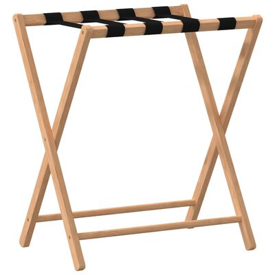 vidaXL Luggage Rack 27" x 15" x 22.8" Bamboo