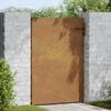 vidaXL Garden Gate 33.5x49.2" Corten Steel
